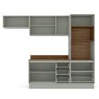 Cozinha Completa Koya 8 Portas 4 Gavetas 40250047 Verde Oliva