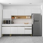 Cozinha Completa Line 9 Portas 1 Gaveta Supremo/freijo - Kits