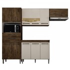 Cozinha Completa Livia 11 Portas 2 Gavetas Imbuia/off White -