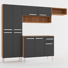 Cozinha Completa Livia 9 Portas 1 Gaveta Teka/grafite - Panor