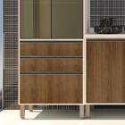 Cozinha Completa Madeira Luciane Línea Mocca E Avelã