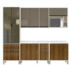 Cozinha Completa Madeira Luciane Línea Mocca E Avelã