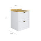 Cozinha Completa Madeira Maciça Provençal 180cm Artemobili