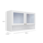 Cozinha Completa Madeira Maciça Provençal 180cm Artemobili