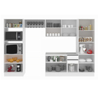 Cozinha Completa Madesa 100% Mdf Acordes 2 Gavetas 11 Portas