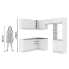 Cozinha Completa Madesa 100% Mdf Acordes De Canto (sem Tampo