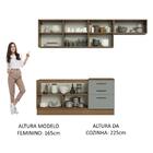 Cozinha Completa Madesa Agata 260002 Com Armário E Balcão (se