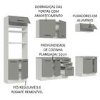 Cozinha Completa Madesa Agata 270002 Com Armário E Balcão (co