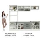 Cozinha Completa Madesa Agata 270003 Com Armário E Balcão (se