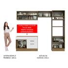 Cozinha Completa Madesa Agata 27000 Com Armário E Balcão (sem