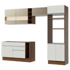 Cozinha Completa Madesa Cristal Com Armário E Balcão (sem Tam