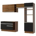 Cozinha Completa Madesa Cristal Com Armário E Balcão (sem Tam