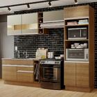 Cozinha Completa Madesa Cristal Com Armário E Balcão (sem Tam