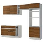 Cozinha Completa Madesa Cristal Com Armário E Balcão (sem Tam