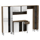 Cozinha Completa Madesa Emilly Com Armário E Balcão