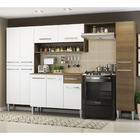 Cozinha Completa Madesa Emilly Com Armário E Balcão