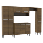 Cozinha Completa Madesa Emilly Com Armário E Balcão