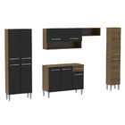 Cozinha Completa Madesa Emilly Com Armário E Balcão