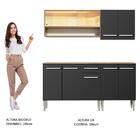 Cozinha Completa Madesa Emilly Dance Com Balcão E Armário Vid