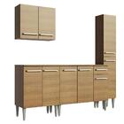 Cozinha Completa Madesa Emilly Sing Com Armário, Balcão E Pan