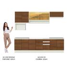 Cozinha Completa Madesa Genova Com Armário E Balcão (sem Tamp