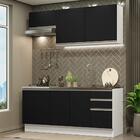 Cozinha Completa Madesa Glamy 180007 Com Armário E Balcão (se