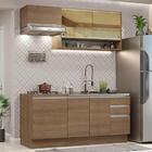 Cozinha Completa Madesa Glamy 180008 Com Armário E Balcão (se