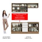 Cozinha Completa Madesa Glamy 200003 Com Armário E Balcão (se