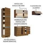 Cozinha Completa Madesa Glamy 260001 Com Armário E Balcão (se