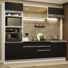 Cozinha Completa Madesa Glamy 270010 Com Armário E Balcão (se