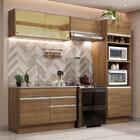 Cozinha Completa Madesa Glamy 270012 Com Armário E Balcão (se