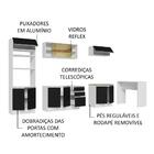 Cozinha Completa Madesa Glamy 315001 Com Armário, Balcão E Ba