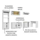 Cozinha Completa Madesa Glamy 315001 Com Armário, Balcão E Ba