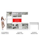 Cozinha Completa Madesa Glamy 315002 Com Armário, Balcão E Ba