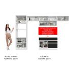 Cozinha Completa Madesa Glamy 350001 Com Armário E Balcão (se