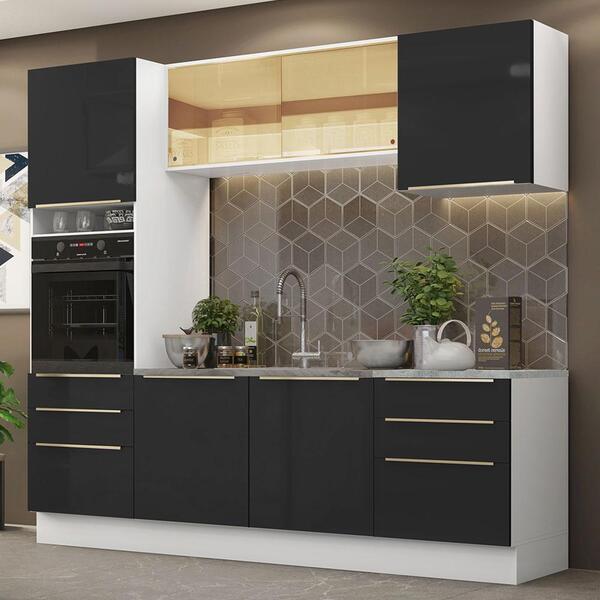 Cozinha Completa Madesa Lux 240002 Com Armário E Balcão - Bra