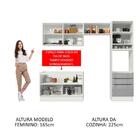 Cozinha Completa Madesa Lux 260005 Com Armário E Balcão - Bra