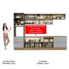 Cozinha Completa Madesa Lux 320004 Com Armário E Balcão - Rus