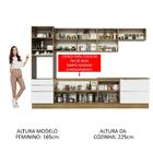 Cozinha Completa Madesa Lux 320004 Com Armário E Balcão - Rus