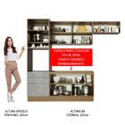 Cozinha Completa Madesa Lux Com Armário E Balcão 6 Portas 3 G