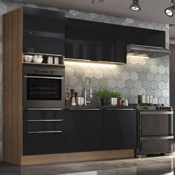 Cozinha Completa Madesa Lux Com Armário E Balcão 6 Portas 3 G