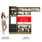 Cozinha Completa Madesa Lux Com Armário E Balcão 6 Portas 3 G