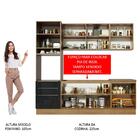 Cozinha Completa Madesa Lux Com Armário E Balcão 7 Portas 3 G