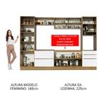 Cozinha Completa Madesa Lux Com Armário E Balcão - Rustic/bra