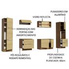 Cozinha Completa Madesa Lux Com Armário E Balcão - Rustic/car