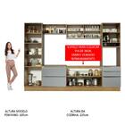 Cozinha Completa Madesa Lux Com Armário E Balcão - Rustic/cin