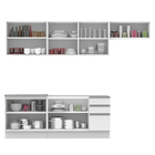 Cozinha Completa Madesa Marcela Com Armário E Balcão (sem Tam