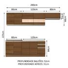 Cozinha Completa Madesa Marcela Com Armário E Balcão (sem Tam