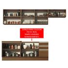 Cozinha Completa Madesa Marcela Com Armário E Balcão (sem Tam