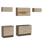 Cozinha Completa Madesa Mariana Com Armário E Balcão (sem Tam